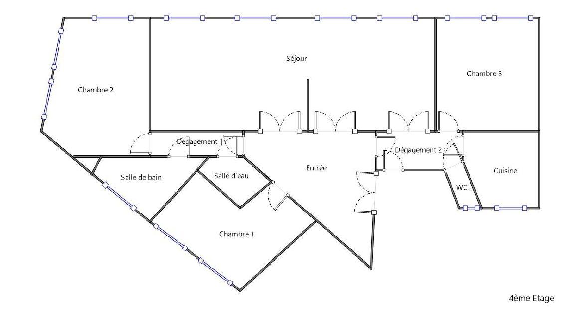 Appartement familial – 5 pièces – Maubert Mutualité
